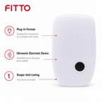 96 Pieces Electronic Pest Repeller, Plug-In Ultrasonic Indoor Pest Control Devices