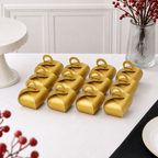 96 Pieces Gold Handle Candy Favor Boxes, 9.5 x 9.5 x 10 cm, 12 Pieces