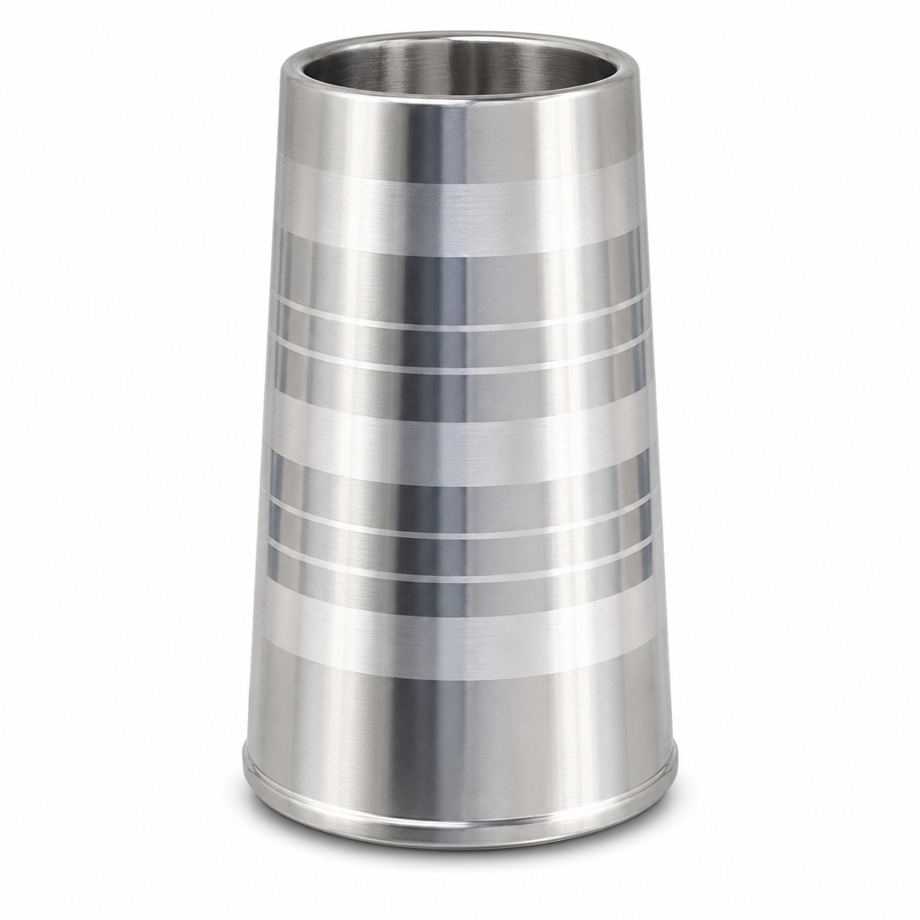 240 Pieces Stainless Steel Drinking Tumbler, Silver, 18 cm