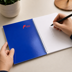 144 Pieces Spiral Notebook, 5 × 7 in, 70 Sheets, Blue Cover