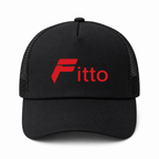 120 Pieces Black Mosque-Themed Trucker Cap with Embroidered Front Artwork, 1 Piece