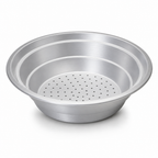 96 Pieces Aluminium Rice Strainer, 14 Inch Round Colander for Rinsing and Draining