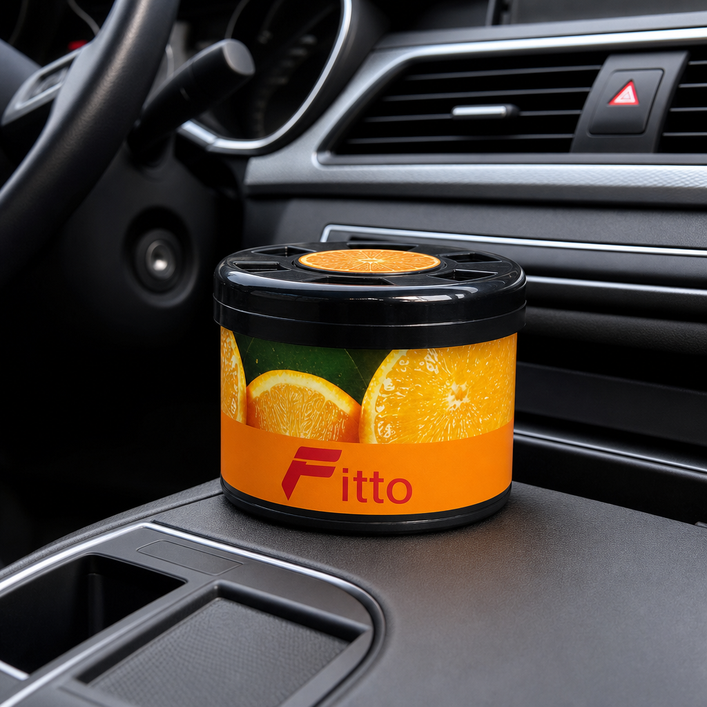 120 Pieces Car & Home Air Freshener, Orange Scent, 90g Jar