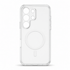 96 Pieces Crystal Clear Magnetic Phone Cases with Ring for Wireless Charging and Raised Camera Protection for iPhone 16 Pro