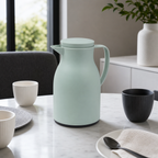 72 Pieces 1-Litre Vacuum Flask with Handle and Pour Spout, Green or White, 1 Piece