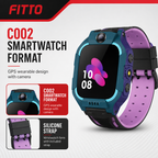 72 Pieces GPS Smartwatches with Camera and Silicone Strap, C002 Wrist Wearable