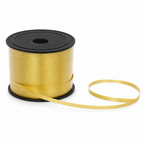 240 Pieces Gold Balloon Ribbon Roll, 5 mm x 100 yd, Party Decorations Ribbon for Balloon Arrangements