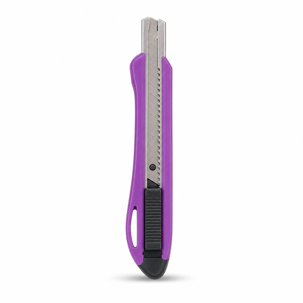 144 Pieces Snap-Off Utility Knives Cutter, 16 cm, Purple and Black, 1 Piece