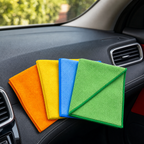 96 Pieces Microfibre Cleaning Cloths, 30.5 x 30.5 cm, Assorted Colours, 4-Pack