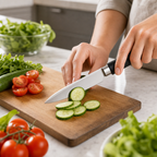96 Pieces Kitchen Knives, 5 Inch, Single Knife with Long Handle for Food Preparation