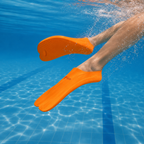 48 Pieces Swimming Fins for Training, Full-Foot Design, Size M EU 38–40