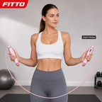 96 Pieces Digital Jump Ropes with Counter for Cardio and Fitness, Pink, Single