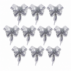 120 Pieces Assorted Colour Pull Flower Ribbons, 50 mm, 10 Pieces for Party Decorations