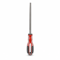 120 Pieces Metal Hand File with Plastic Handle, 30 cm, Red and Silver, 1 Piece