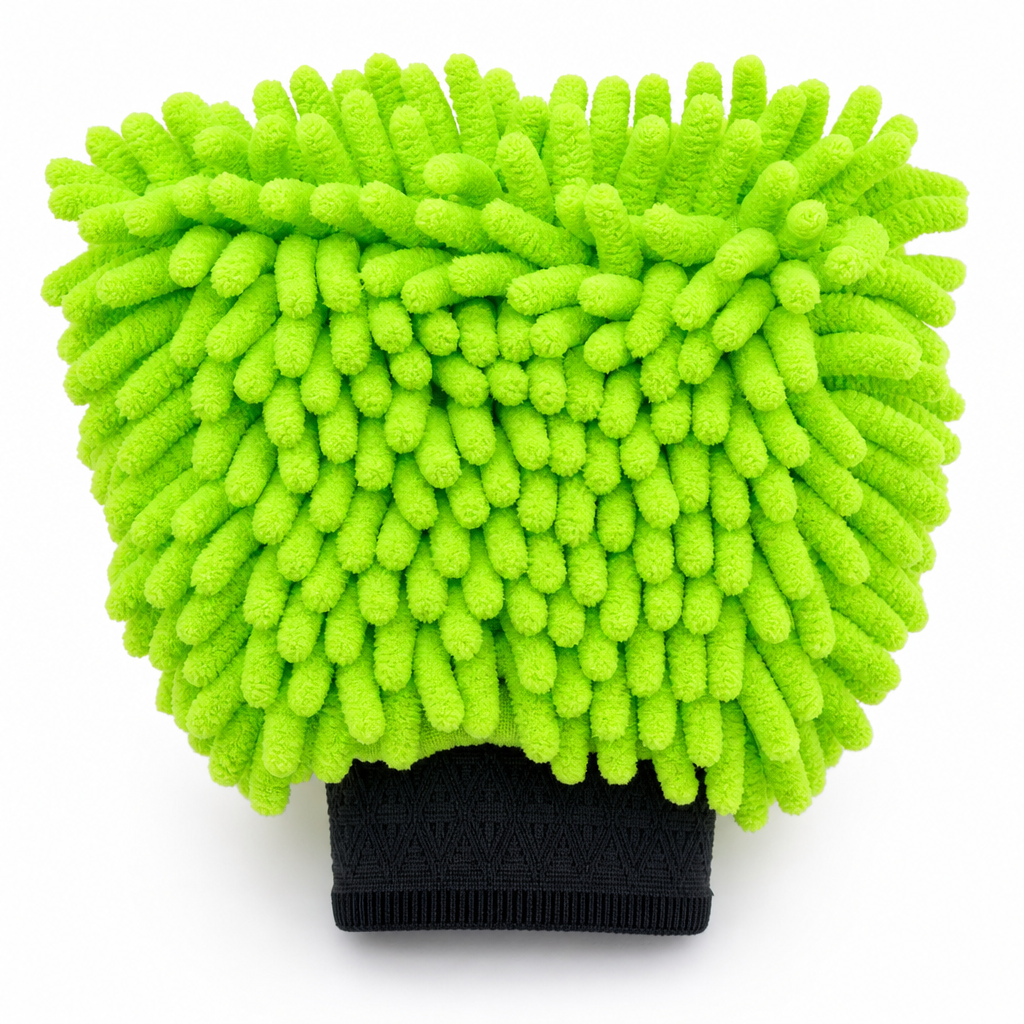 96 Pieces Car Wash Mitt, 2-in-1 Microfiber Cleaning Mitt, Green, 25 x 18 x 7 cm
