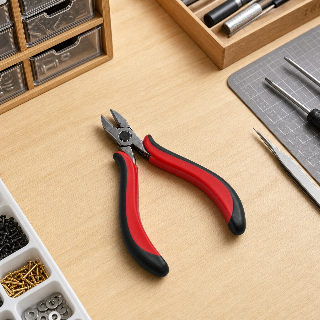 120 Pieces Red and Black Mini Cutting Plierses, 5 Inch, 1 Piece