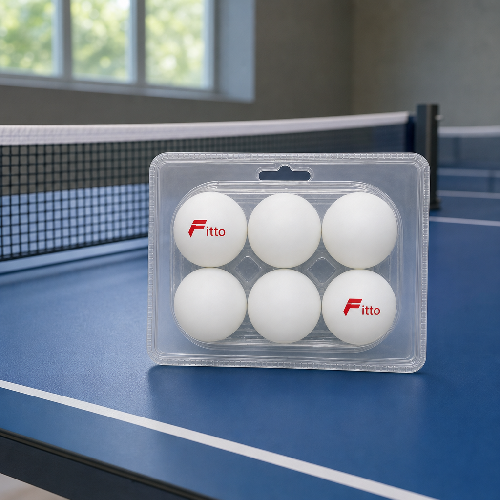 144 Pieces Table Tennis Balls, 6-Pack, Round Sports Balls for Practice and Recreational Table Games