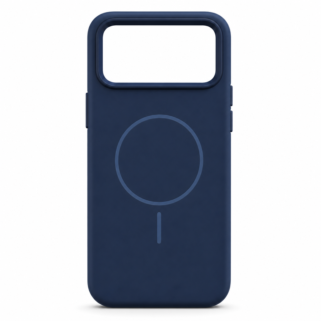 120 Pieces Silicone Magnetic Phone Cases with Raised Camera Protection for 13 Pro, Navy Blue