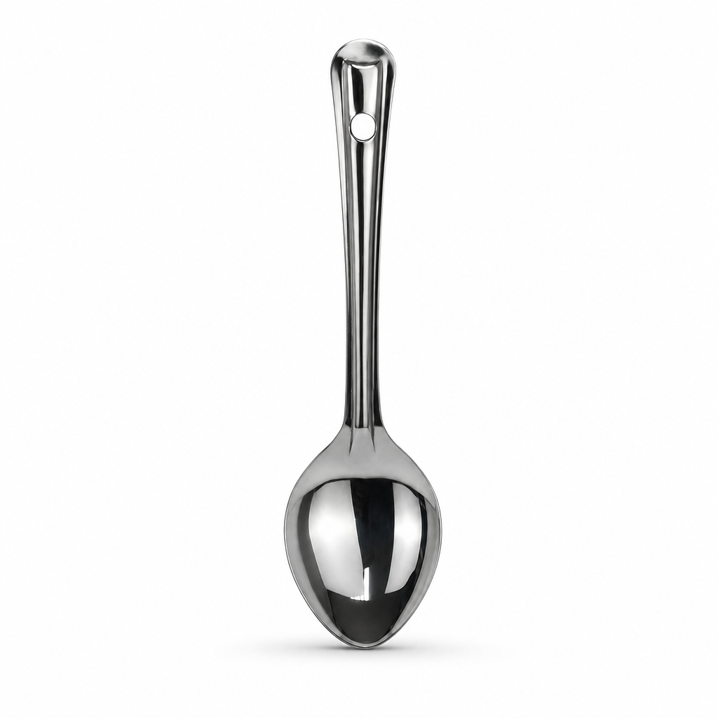 120 Pieces Stainless Steel Basting Spoon, Size No. 3, 31 cm Long Handle