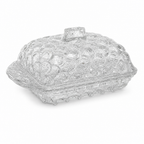 120 Pieces Decorative Glass Tissue Box Cover, Ornate Clear Tissue Dispensers, 28 x 22 x 16 cm, 1 Piece