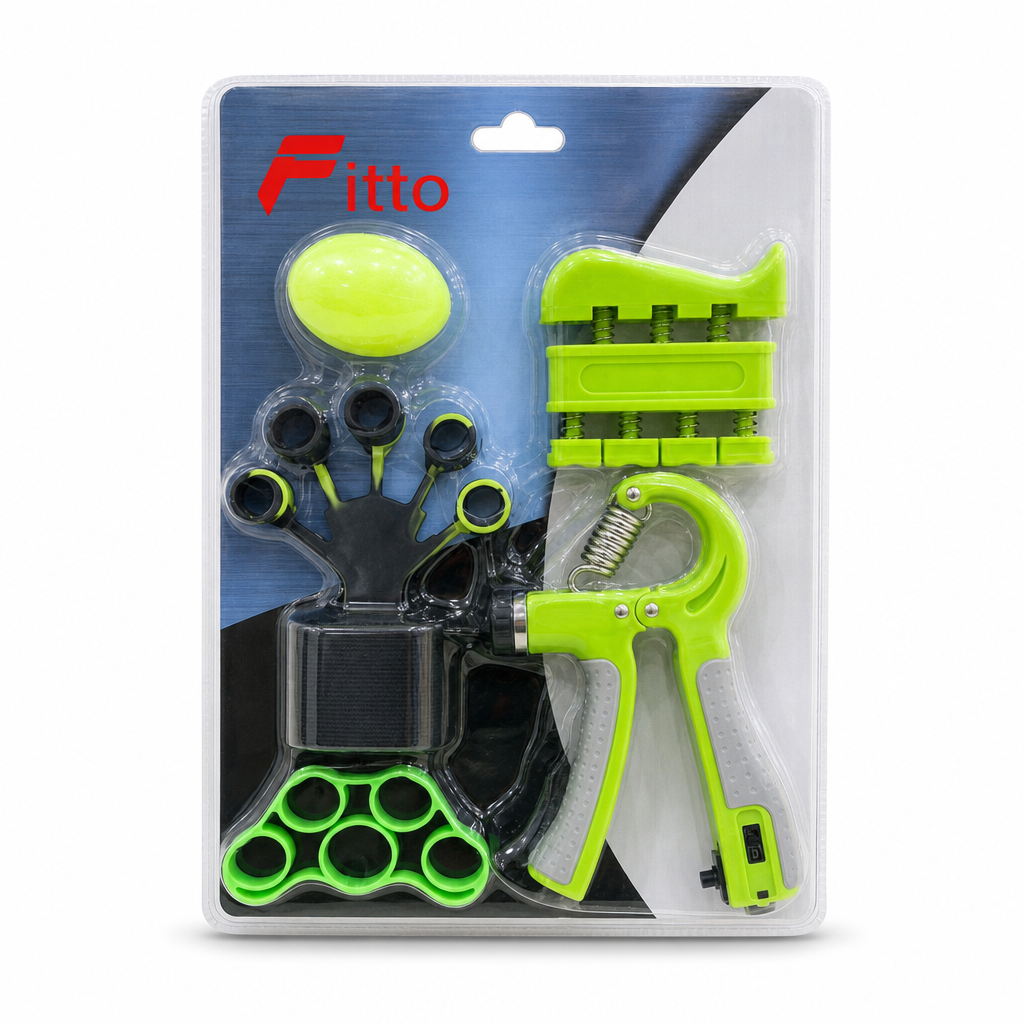 72 Pieces Hand Grip Strengthener Exercise Set for Hands and Forearms with Multi-Tool Training Components
