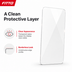 120 Pieces Screen Protectors Tempered Glass Dust-Resistant Borderless Design for Large Smartphone Display, Single Piece