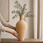 96 Pieces Natural Terracotta Amphora Vase with Handle, 30 cm