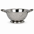 96 Pieces Stainless Steel Deep Colander with Handles, 24 cm
