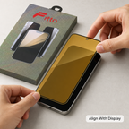 144 Pieces Privacy Screen Protectors for iPhone 13 Pro Max, Tempered Glass with 9H Hardness
