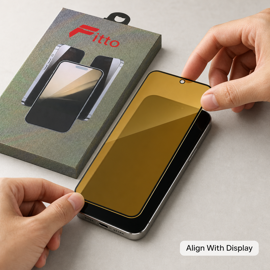 144 Pieces Privacy Screen Protectors for iPhone 13 Pro Max, Tempered Glass with 9H Hardness
