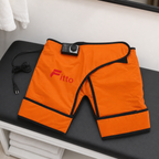 48 Pieces Electric Heated Shortses with Controller, Orange, 1 Piece