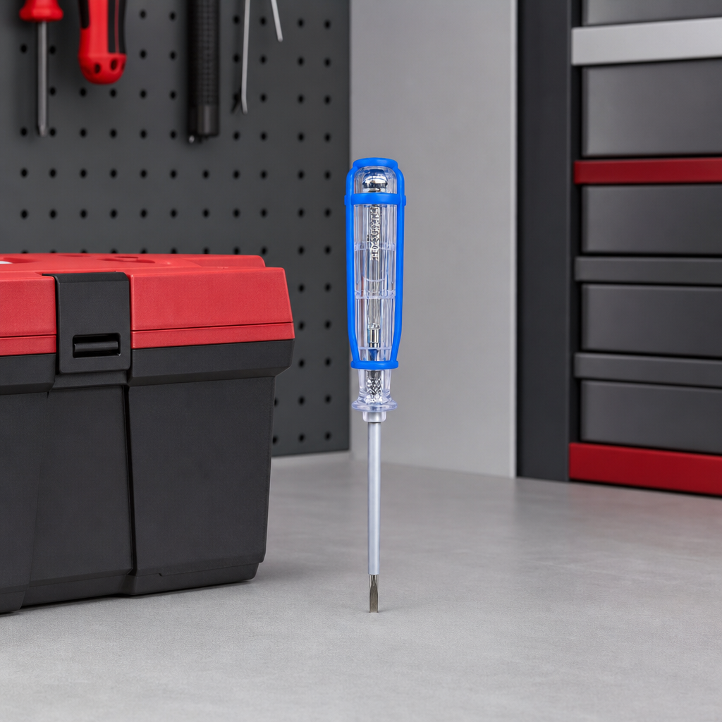 240 Pieces Voltage Tester Screwdriver, 20 cm, Blue Clear Silver, 1 Piece
