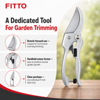 96 Pieces Fruit Branch Pruning Shears, 9 Inch Silver Garden Scissors, 1 Piece