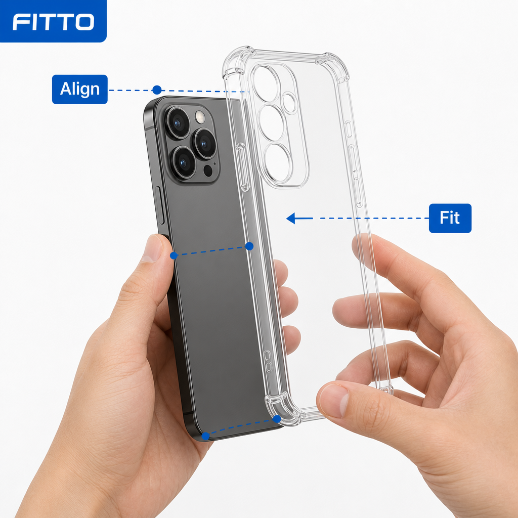 240 Pieces Clear Anti-Burst Protective Phone Cases with Reinforced Corners for 15-Series Phone