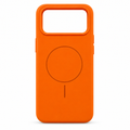 120 Pieces Silicone Magnetic Phone Cases with Raised Camera Protection, Orange