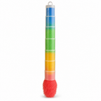 120 Pieces Multicolour Static Feather Dusters with Protective Cover, 52 cm, 1 Piece