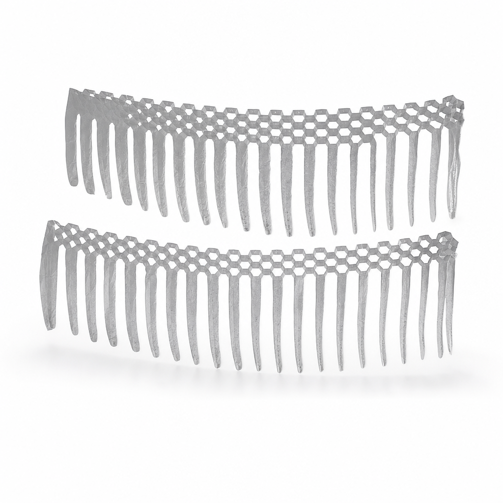 144 Pieces Silver Honeycomb Garland, 2 m, 2 Pieces for Party Decorations