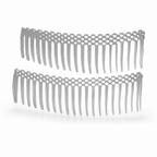144 Pieces Silver Honeycomb Garland, 2 m, 2 Pieces for Party Decorations