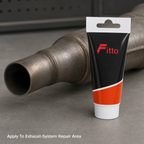120 Pieces Exhaust System Sealants Tube, Iron-Reinforced, High Temperature to 2012°F, Single Tube