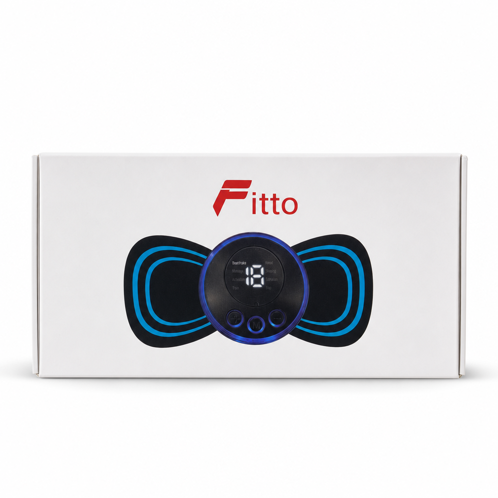 120 Pieces Electronic Mini Massager with Digital Display, Black and Blue, 1 Piece