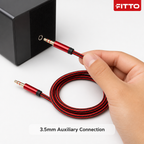240 Pieces Braided 3.5mm Auxiliary Audio Cables, 100 cm, Assorted Colour