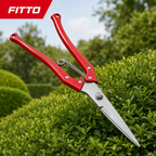 96 Pieces Long-Handle Hedge Shears, 35 cm, Red, 1 Piece