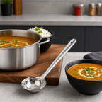 144 Pieces Stainless Steel Deep Curry Ladle, 30 cm, 1 Piece