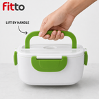 96 Pieces Electronic Lunch Box, Green, 22 x 20 x 15 cm