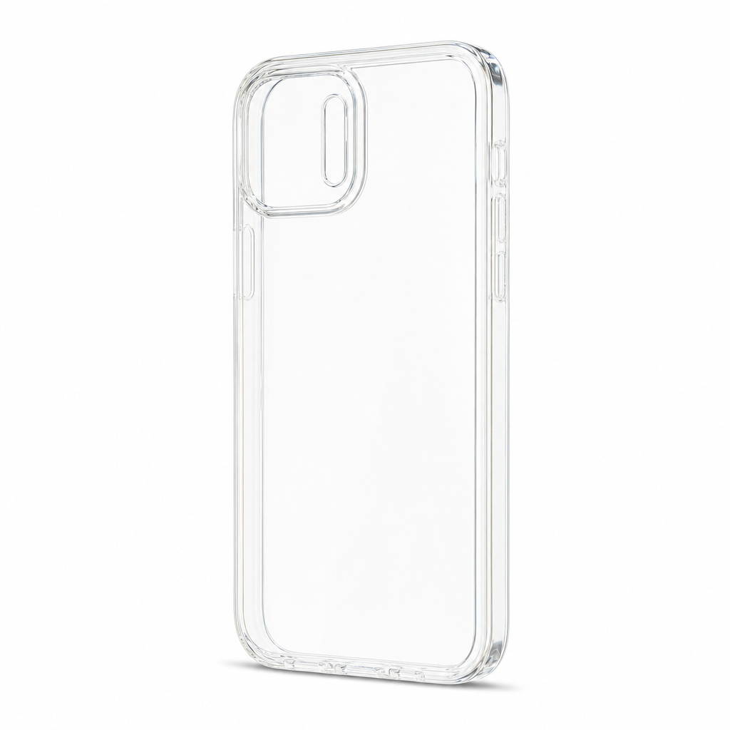 144 Pieces Crystal Clear Phone Cases with Raised Camera Frame for Specified Phone Version