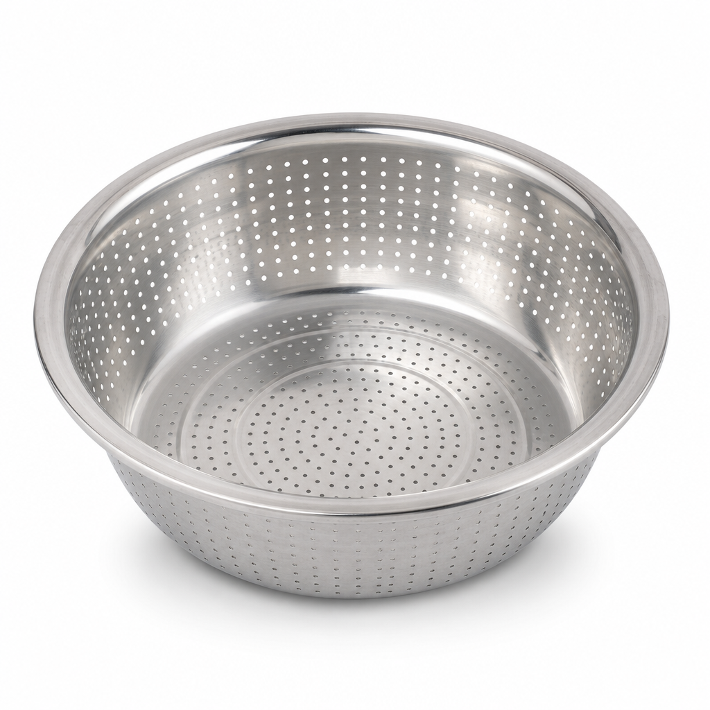 96 Pieces Stainless Steel Colander, 30 cm Round Kitchen Strainers for Washing and Draining Food