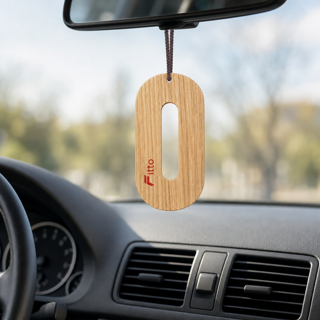 72 Pieces Wooden Car Air Fresheners, Hanging Natural Wood Fragrance Scent, 1 Piece