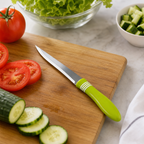 96 Pieces Stainless Steel Kitchen Knives with Green Handle, 30 cm