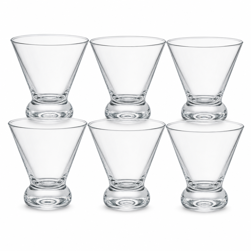 72 Pieces Glass Tumbler Set, 270 ml Clear Drinking Glasses, 6 Pieces for Table and Beverage Serving