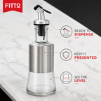 144 Pieces Soap Dispensers with Pump, Clear Body and Silver Finish, 1 Piece